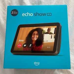 NWT Alexa Echo Show 8 2nd generation white 8” HD Smart Display + Alexa.
